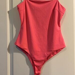 Princess Polly Pink Strapless Bodysuit High-Cut